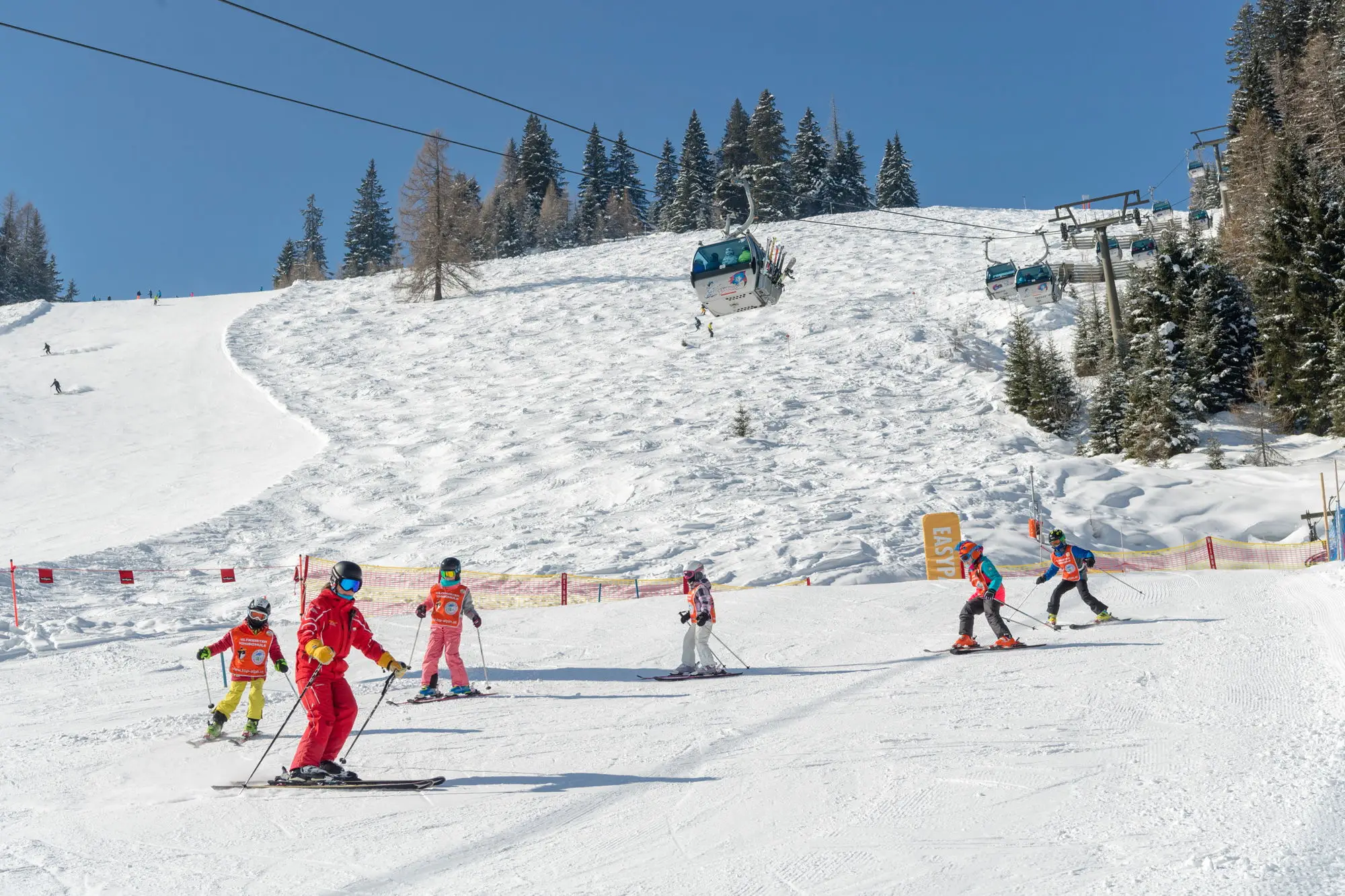 Zauchenseehof Übungslift Skischule Kinder lernen Skifahren