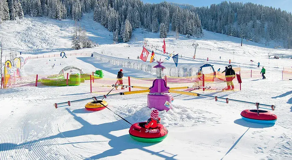 Zauchis Kinderland Zauchensee Winter Übungsstätte Skinachwuchs